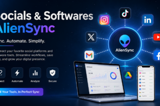 socials and softwares AlienSync