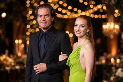 Jessica Chastain and Mike Krieger