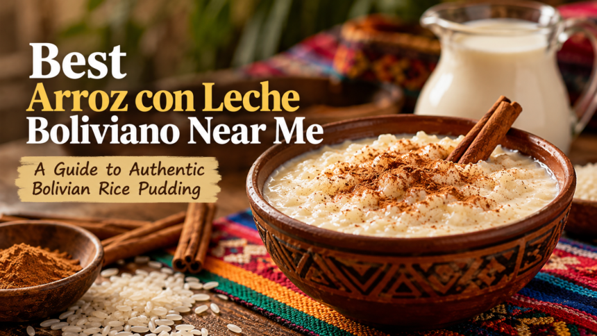 Best Arroz con Leche Boliviano Near Me